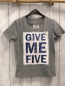 Preview: Name it  T-Shirt  Gr. 140  grau Pailettenbild Wendepailetten