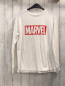 Preview: H&M  Langarmshirt  Gr. 170  weiß rotes Rechteck mit weißer Schrift Marvel 