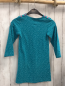 Preview:   Kleid  Gr. 128  türkis weiße Punkte Pinguin 