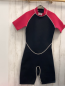 Preview: Firefly  Neoprenoverall Gr. 158/164  schwarz rot weiße Nähte 