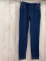Preview:   Jeggings  Gr. 140  dunkelblau Jeans orange Nähte 