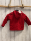 Preview: Petit Bateau  Sweatjacke  Gr. 86  rot Kapuze weißes Teddyfutter Knebelknöpfe 