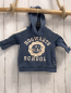 Preview: H&M  Pullover  Gr. 74  blau Kapuze Schrift hogwarts 