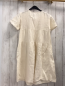 Preview: Zara  Kleid  Gr. 134  creme Struktur 