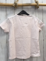 Preview: Zara  T-Shirt  Gr. 128  rosa glänzende Blumen in Herzform schwarze Schrift 