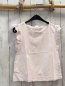 Preview: Zara  T-Shirt  Gr. 134  rosa Rüschenärmel mit Lochstickerei 