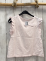 Preview: Zara  T-Shirt  Gr. 134  rosa Rüschenärmel mit Lochstickerei 