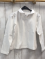 Preview: Zara  Langarmshirt  Gr. 140  weiß Polokragen 