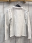 Preview: Zara  Langarmshirt  Gr. 140  weiß Polokragen 