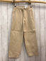 Preview: Zara  Hose  Gr. 128  beige Gummizugbund mit Band 