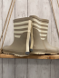 Preview:   Gummistiefel  Gr. 34  sand beige Streifen