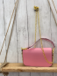 Preview: neu  Tasche  rosa schwarzer Bund goldene Ketten 
