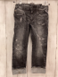 Preview: Replay  Hose  Gr. 110  grau Jeans Umschlag Bund verstellbar 