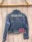 Preview: Replay  Jeansjacke  Gr. 116  blau weißer Fransensaum 