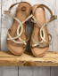 Preview: Gioseppo  Sandalen  Gr. 38  goldene Riemen 