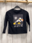 Preview:   Langarmshirt   Gr. 104  schwarz Donald Duck weiße Schrift 