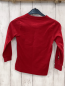 Preview:   Langarmshirt  Gr. 110  rot Schrift 