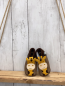 Preview:   Hausschuhe  Gr. 19  braun hellbraun Leder Giraffe 