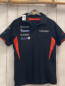 Preview:   T-Shirt  Gr. 146/152  schwarz Polokragen Aufnäher roter Bund 