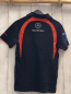 Preview:   T-Shirt  Gr. 146/152  schwarz Polokragen Aufnäher roter Bund 
