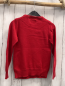 Preview:   Pullover  Gr. 128  rot Strick Elch mit Pailettennase weiße Schneekristalle 