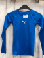 Preview: Puma  Sportshirt lang Gr. 140  blau weißer Puma 