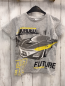 Preview:   T-Shirt Gr. 134  grau Renwagen gelbe Schrift 