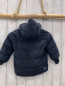 Preview: Timberland  Winterjacke Gr. 92  blau Kapuze graues Fleecefutter Gebrauchssrpuren 