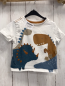 Preview: Jarvis Archer  T-Shirt  Gr. 80  weiß bunte Dinos 