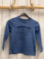 Preview: Timberland  Langarmhirt  Gr. 116  blau Landkarte Schrift 