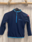 Preview: Trollkids  Pullover  Gr. 110  blau hellblauer Bund Reißverschluss 
