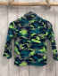 Preview: Mountain Warehouse  Pullover  Gr. 116  petrol grau schwarz hellgrün gemustert Fleece Reißverschluss 
