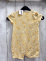 Preview: H&M  Playsuit Gr. 86  gelb Zitronen weiße Blumen 