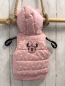 Preview: Disney  Weste  Gr. 74  rosa weiße Punkte Kapuze mit Ohren Minnie Mouse 