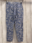 Preview: H&M Hose  Gr. 128  hellblau weiß schwraze Blumen 