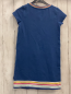 Preview: Jako-o  Kleid  Gr. 128  blau bunter Streifenbund 