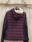 Preview: neu Steeds  Jacke  Gr. 158/164  weinrot seitlich Strick Kapuze mit Plüschutter 