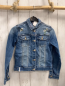 Preview: Review  Jeansjacke  Gr. 134  blau gestickte Blumen 