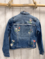 Preview: Review  Jeansjacke  Gr. 134  blau gestickte Blumen 