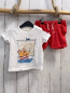 Preview: 2tlg Sfera  T-Shirt + Shorts  Gr. 74  weiß Piratenboot + rot 