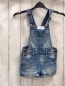 Preview: H&M  Latzshorts  Gr. 116  blau Jeans Herztasche 