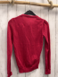 Preview: Lebig  Strickjacke  Gr. 146/152  rot mit Glitzerpunkten 