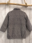 Preview: Chicco  Strickmantel  Gr. 110  schwarz weiß gemustert 2 Reihen schwarze Knöpfe Wolloptik 