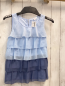 Preview: H&M  Top  Gr. 164  hellblau blaue Rüschen 
