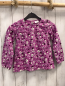 Preview: S´Oliver  Langarmshirt  Gr. 104  pflaume bunte Blumen 