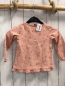 Preview: S´Oliver  Langarmshirt  Gr. 86  lachs Sterne + Punkte zT mit Glitzer 