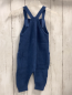 Preview: H&M Latzhose  Gr. 68  blau Struktur Strick 