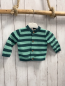 Preview:   Strickjacke  Gr. 62  petrol mint Streifen 