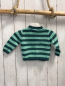 Preview:   Strickjacke  Gr. 62  petrol mint Streifen 