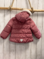 Preview: S´Oliver  Winterjacke  Gr. 92  rosa silber Sterne Kapuze mit beige Teddybund + -futter 